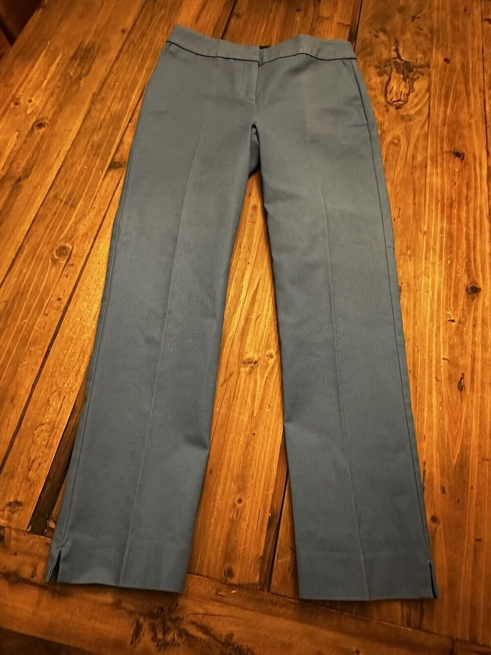 Boden Pants Women’s Size 2 Blue Solid Pockets Career Coastal Slacks Trousers